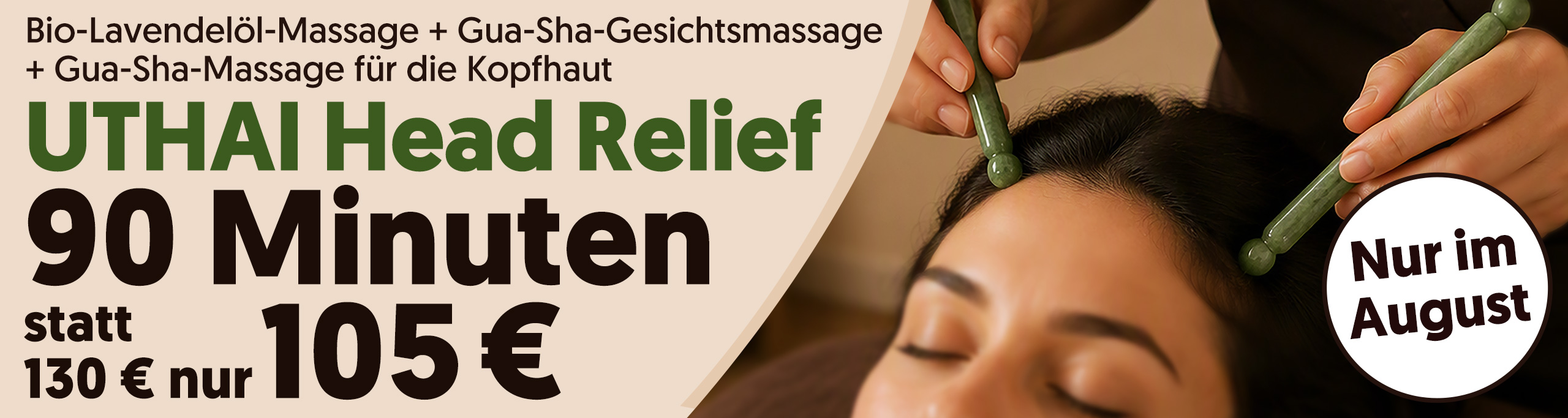 UTHAI Head Relief – 90 Minuten statt 130 € nur 105 €